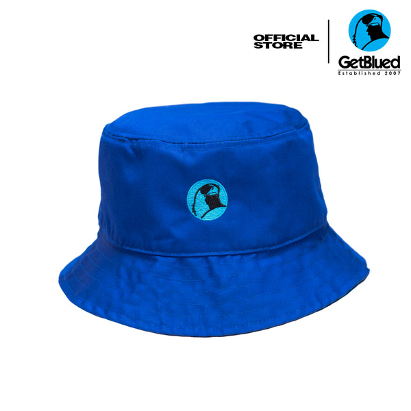 Blue Blue Japan: Blue Kago Bassen Bucket Hat, SSENSE Canada