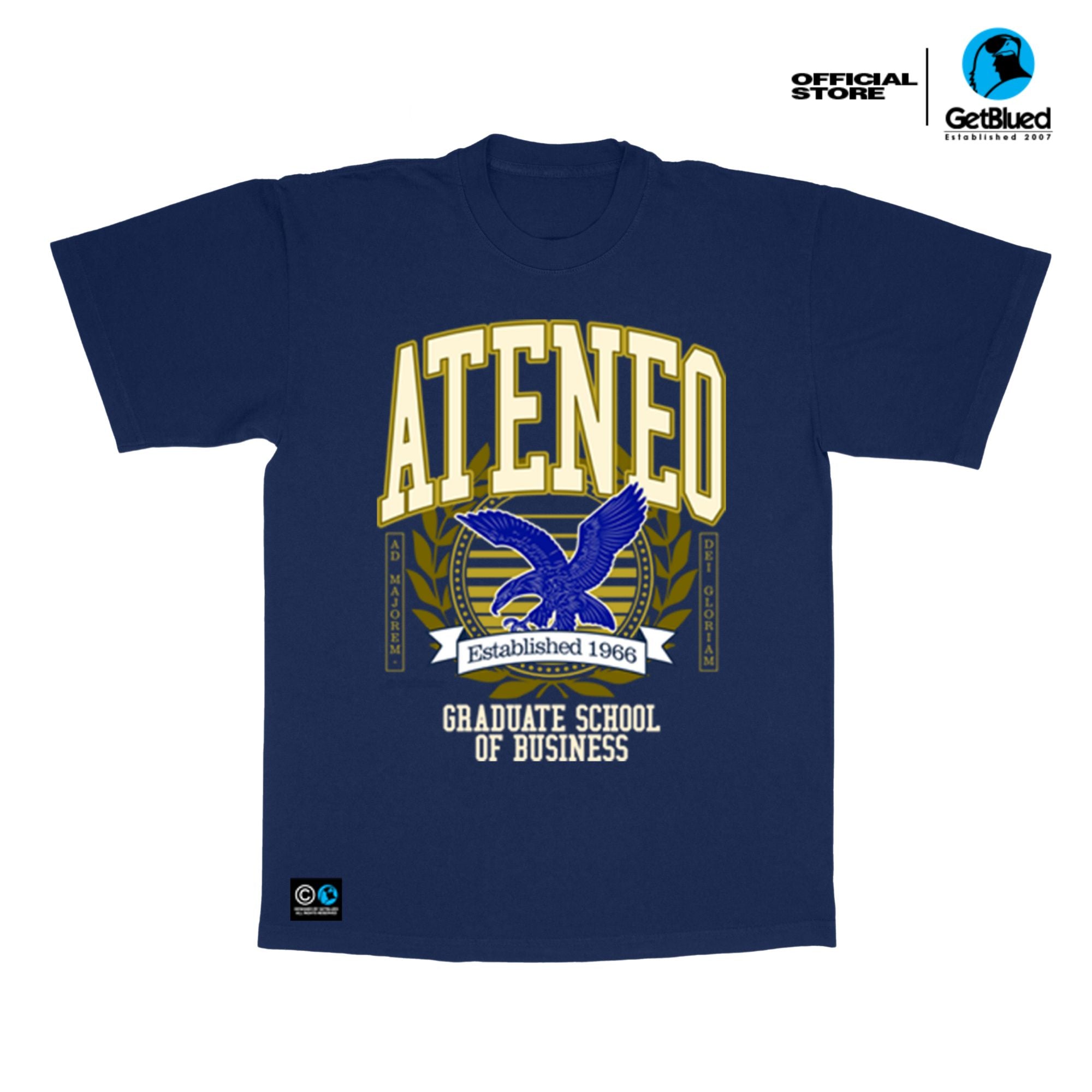 Getblued | Ateneo Est 1966 AGSB T-Shirt Navy Blue
