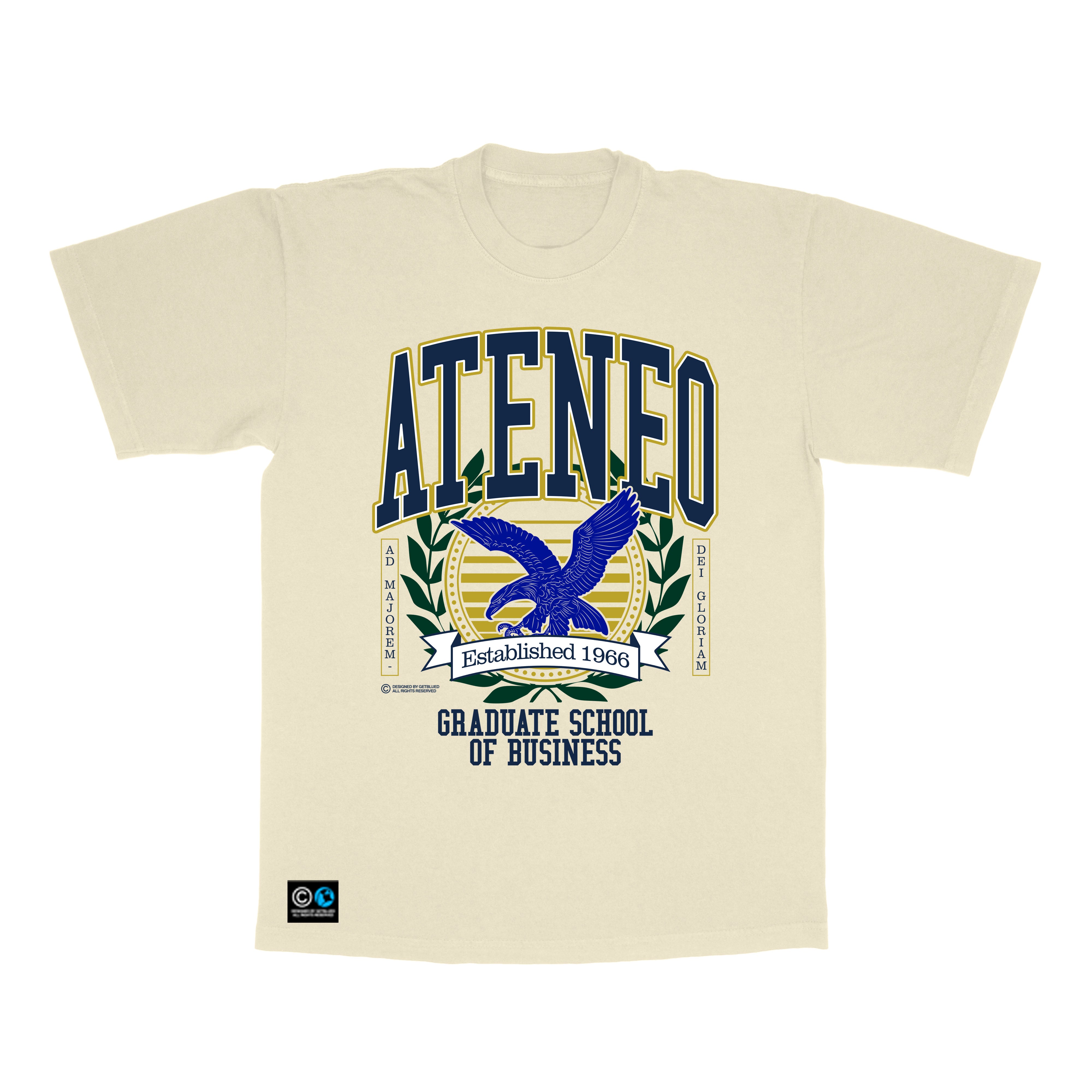 Getblued | Ateneo Est 1966 AGSB T-Shirt Cream