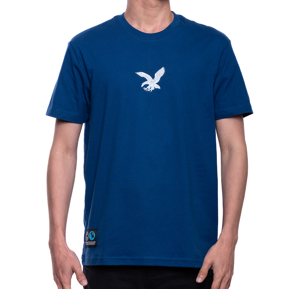 Eagle Icon Embroidery White T-Shirt