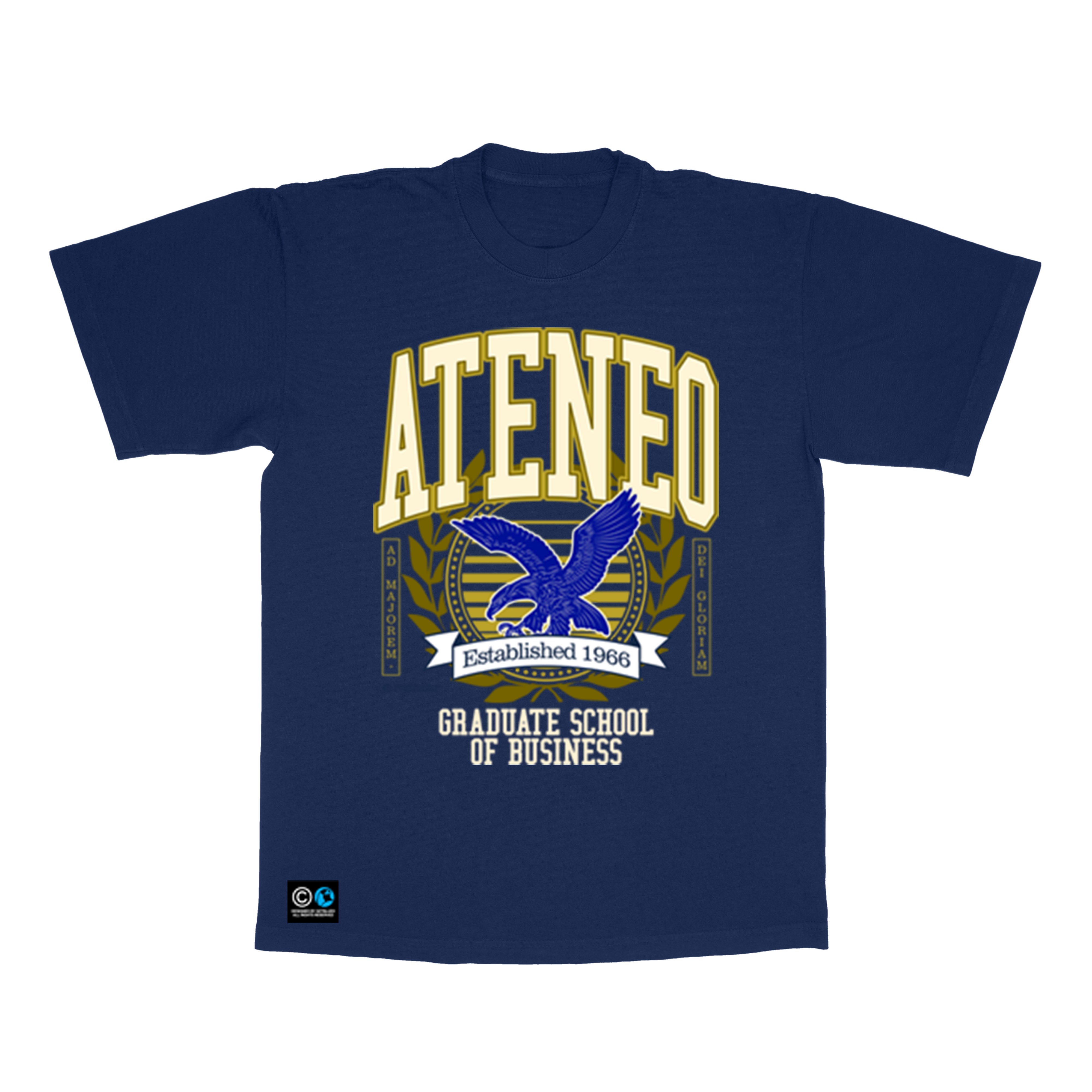 Getblued | Ateneo Est 1966 AGSB T-Shirt Navy Blue