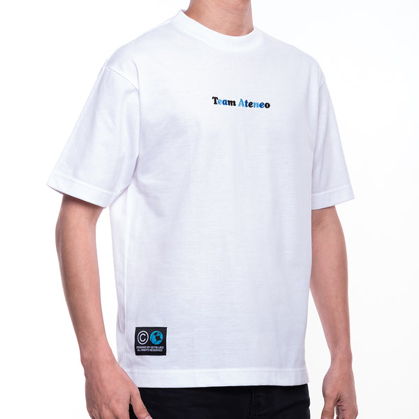 Team Ateneo Embroidery White Box Tee Shirt – GetBlued